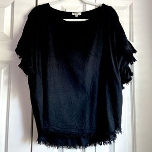 Umgee Black Fringe Large Top